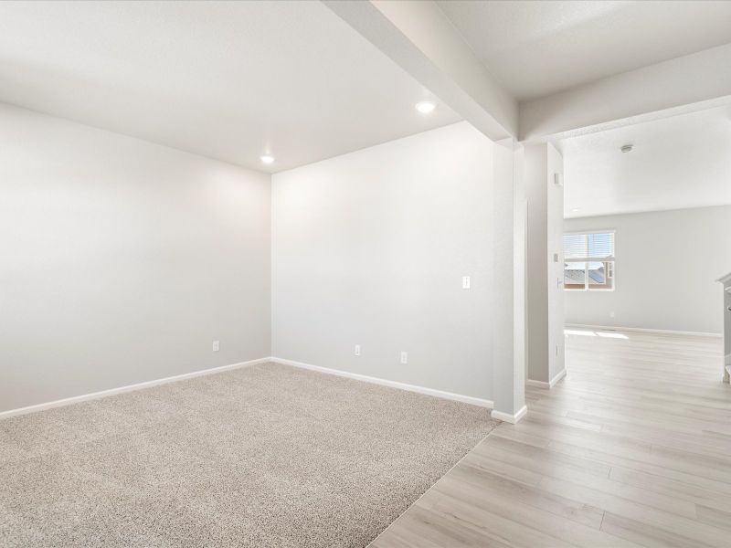 Waterton floorplan interior image taken at a Meritage Homes community in Brighton, CO.