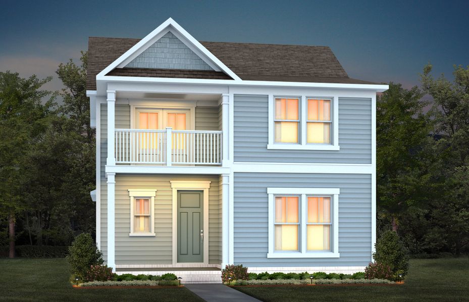 Representative exterior photo of a completed home built from the Raymond by Pulte Homes in Riverlights, Wilmington, NC (Image 2).