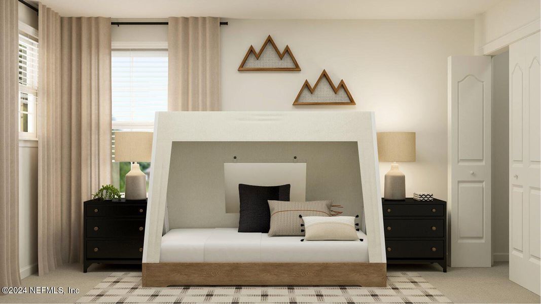 Furnished interior view inside a new home in Granary Park, Green Cove Springs (Image 10).