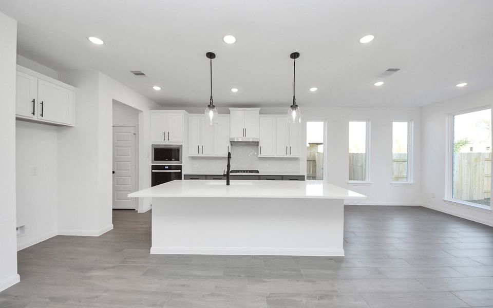 Furnished interior view inside a new home in Elyson, Katy (Image 6).