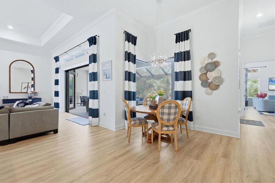 Furnished interior view inside a new home in , Sarasota (Image 32).