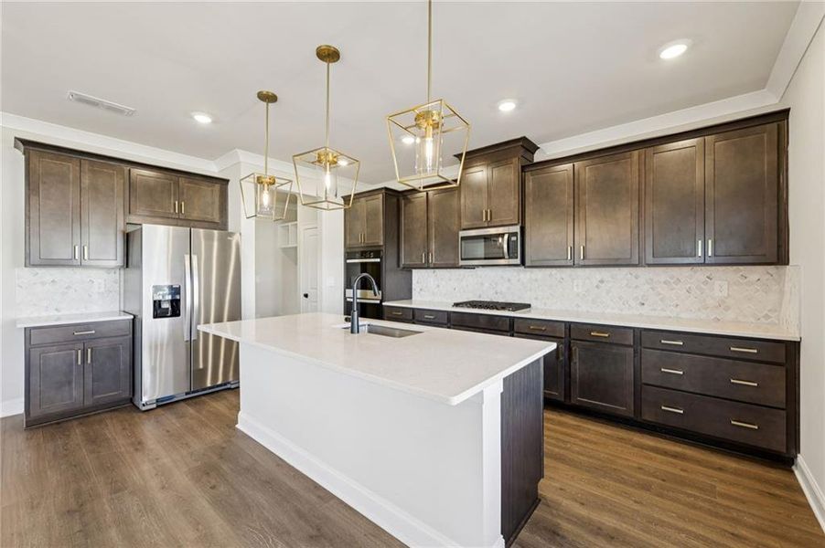 Furnished interior view inside a new home in River Pointe, Monroe (Image 12).