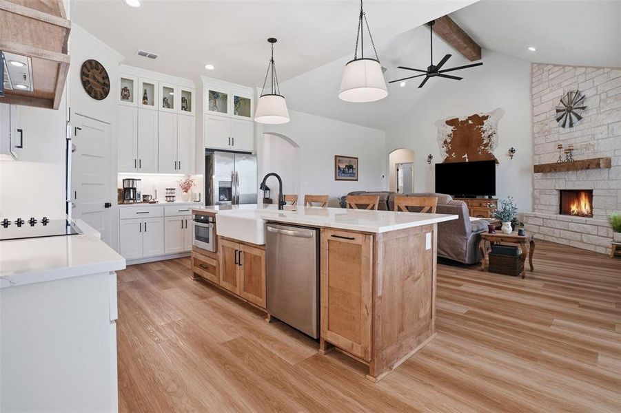 Furnished interior view inside a new home in , Weatherford (Image 16).
