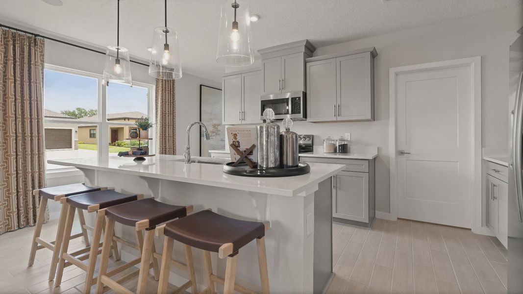 Furnished interior view inside a new home in Liberty Trace, Haines City (Image 9).