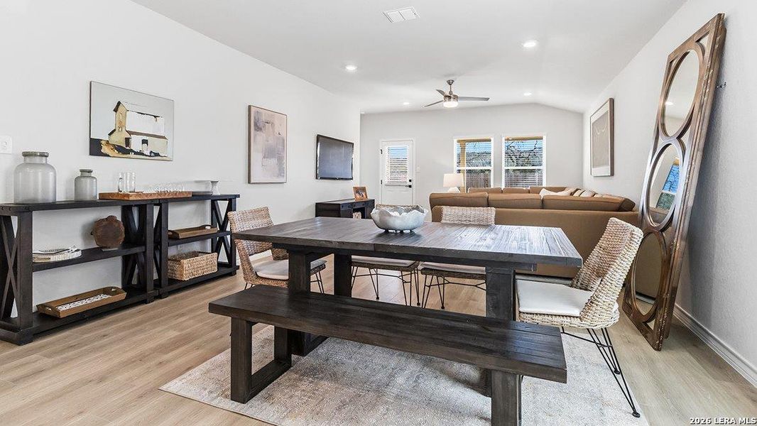Furnished interior view inside a new home in The Birch at Spencer Ranch, Boerne (Image 32).