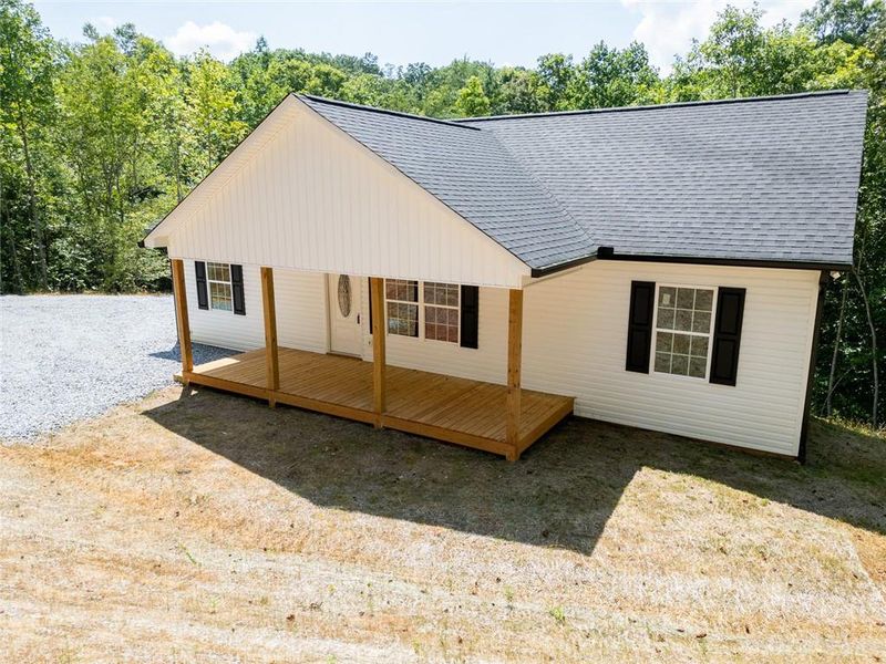 Exterior details and patio area of a home in , Dahlonega (Image 14).