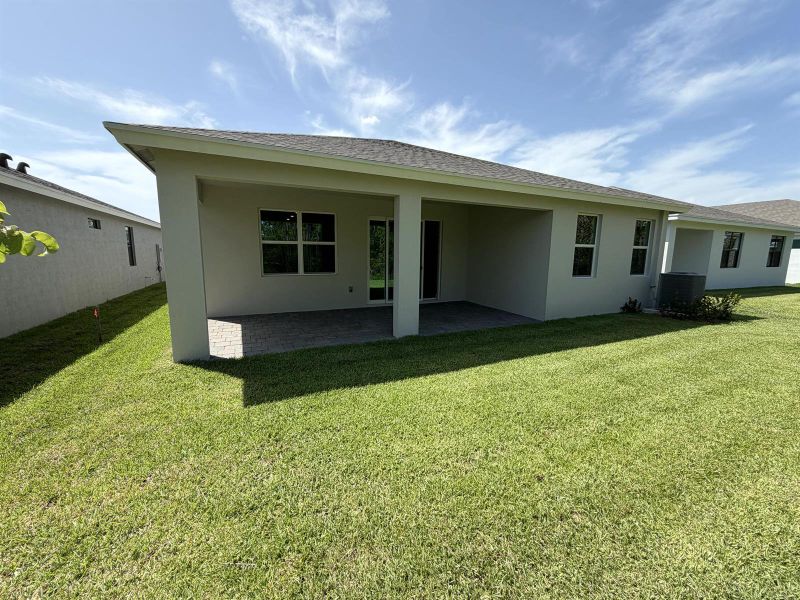 Lot 7 covered patio Lot 7 covered patio