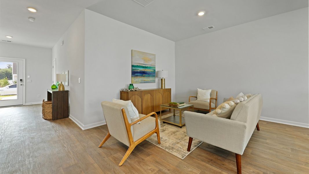 Representative furnished interior of a home built from the DUNCAN by D.R. Horton in Carolina Groves Townhomes, Moncks Corner (Image 12).