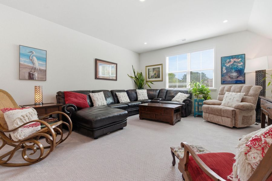 Furnished interior view inside a new home in , Santee (Image 15).