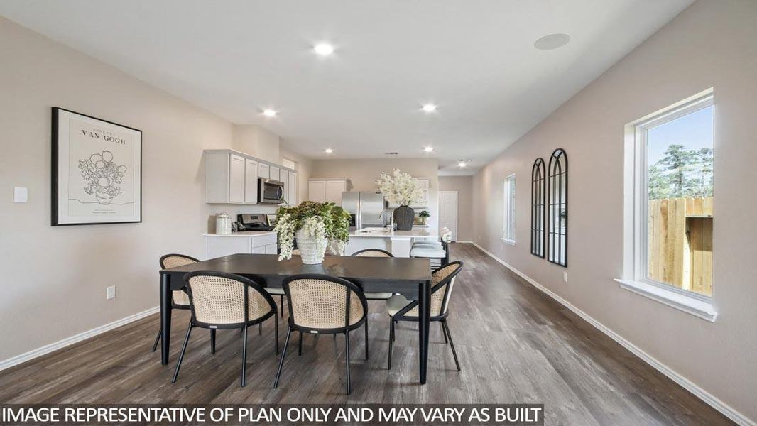 Furnished interior view inside a new home in Venetian Pines, Conroe (Image 13).
