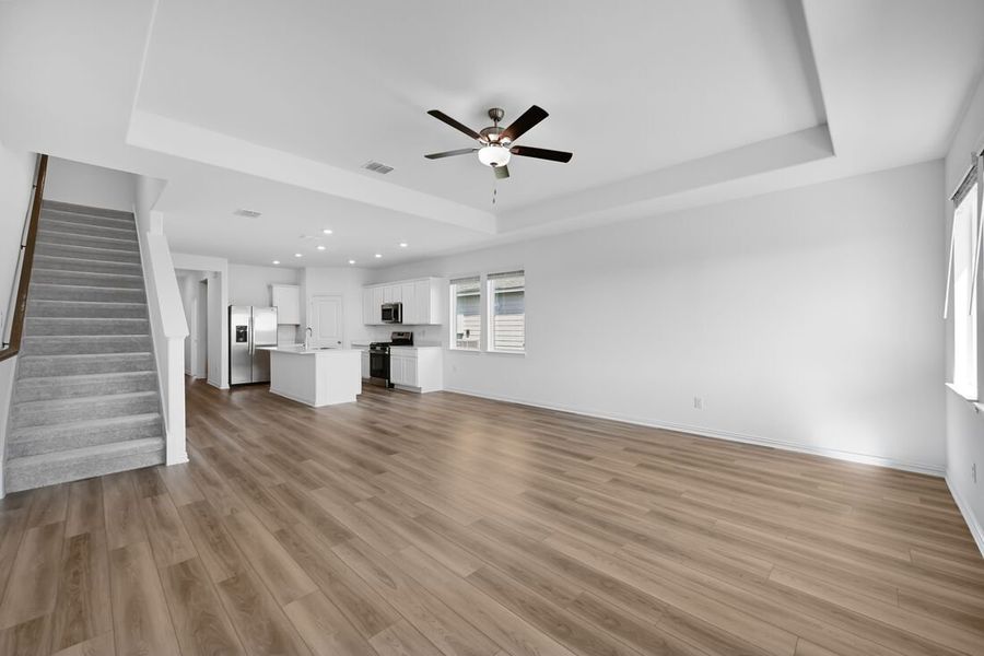 Spacious, unfurnished interior of a new home in River Ridge, Crandall (Image 26). Spacious, unfurnished interior of a new home in River Ridge, Crandall (Image 26).