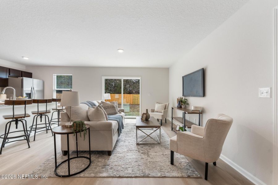 Furnished interior view inside a new home in , Jacksonville (Image 9).