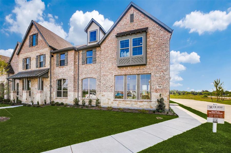 Our beautiful mode home offers fantastic curb appeal!