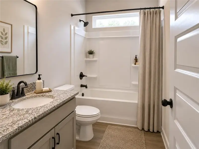 Furnished interior view inside a new home in , Cartersville (Image 6).