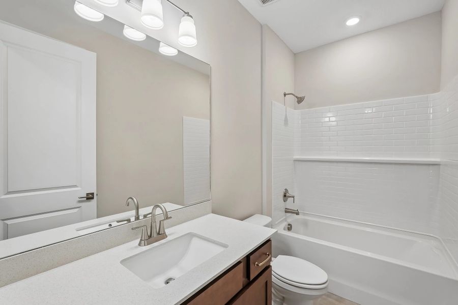 Bathroom 2 located near the secondary bedrooms featuring aspects of AW Collection® Roosevelt