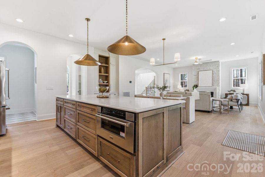 Furnished interior view inside a new home in , Clover (Image 6). Furnished interior view inside a new home in , Clover (Image 6).