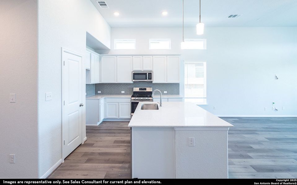 Furnished interior view inside a new home in , Schertz (Image 4). Furnished interior view inside a new home in , Schertz (Image 4).
