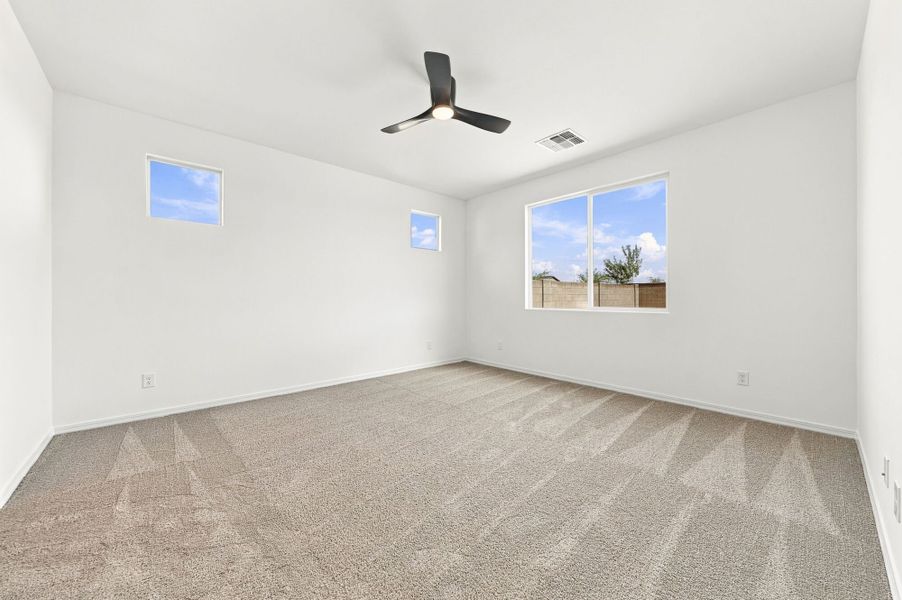 Spacious, unfurnished interior of a new home in Bella Vista Farms, San Tan Valley (Image 12). Spacious, unfurnished interior of a new home in Bella Vista Farms, San Tan Valley (Image 12).