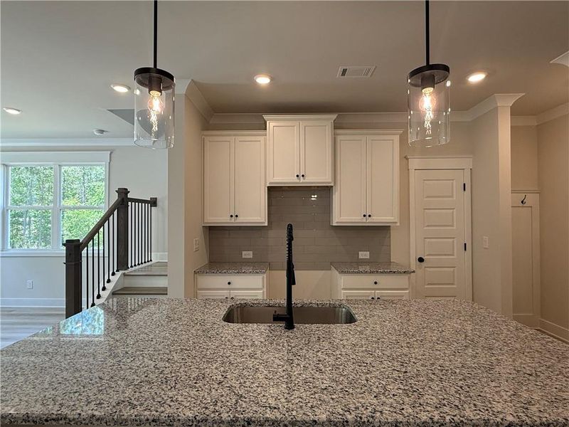 Furnished interior view inside a new home in The Towns at Auburn Station East, Auburn (Image 5).