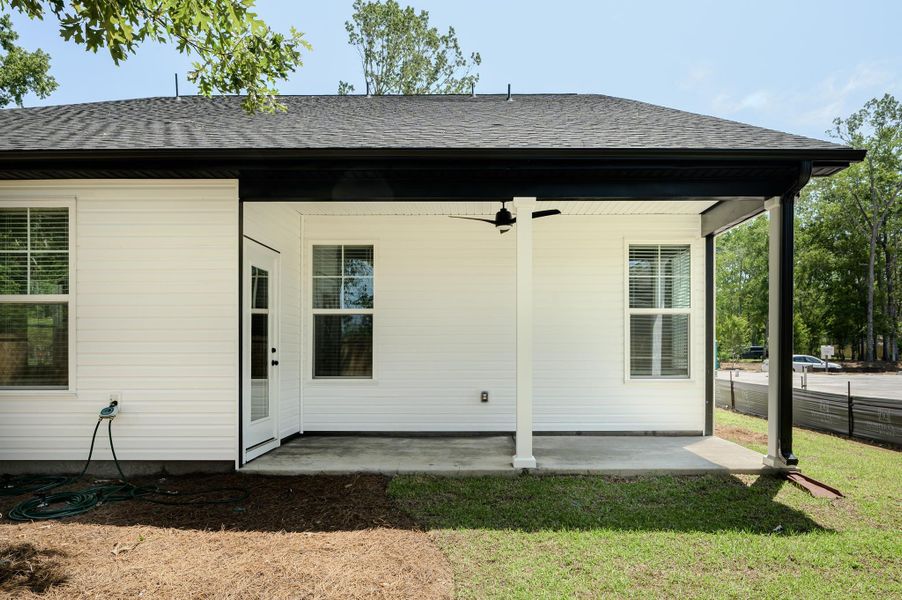 Exterior details and patio area of a home in Huckleberry Estates, Conway (Image 3).