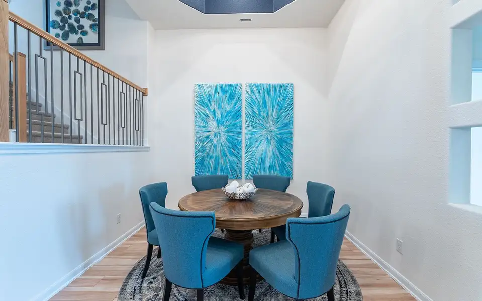 Furnished interior view inside a new home in Hickory Ridge, Elmendorf (Image 5).