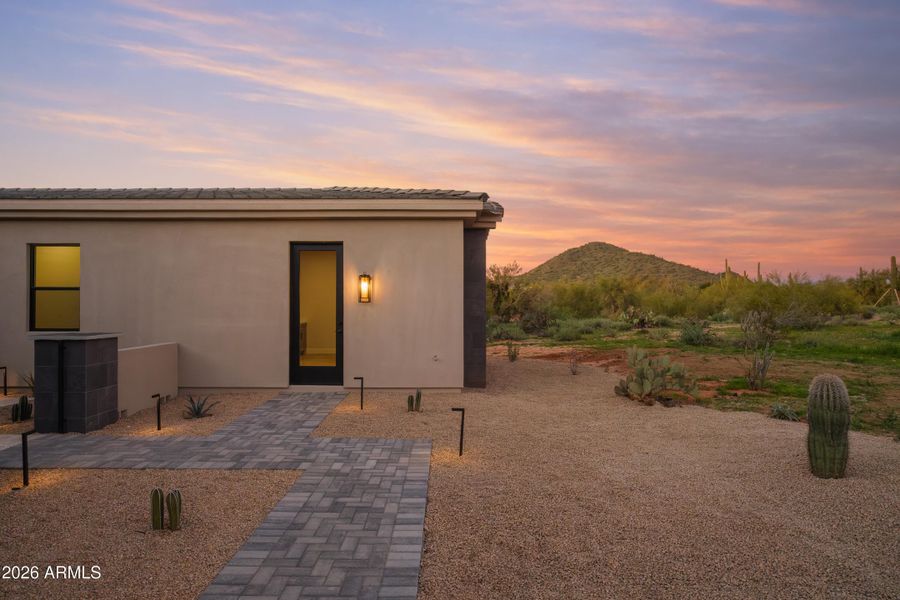 Casita Entrance Morning Vista