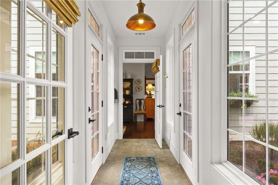 Furnished interior view inside a new home in , Monroe (Image 32).