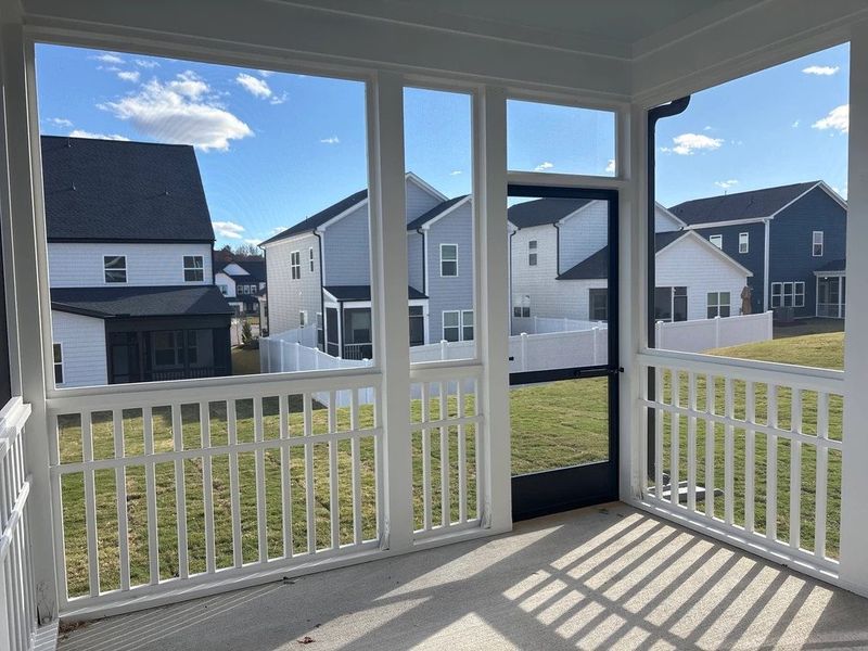 Screened-In Porch featuring the AW Collection® Foundry - Airy and simple with modern form.