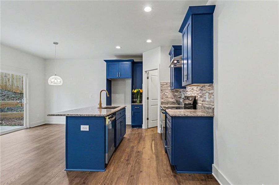Furnished interior view inside a new home in , Decatur (Image 6).