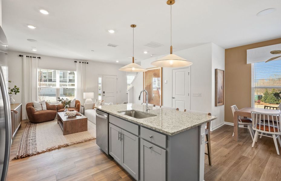 Furnished interior view inside a new home in Riverstone, Monroe (Image 8).