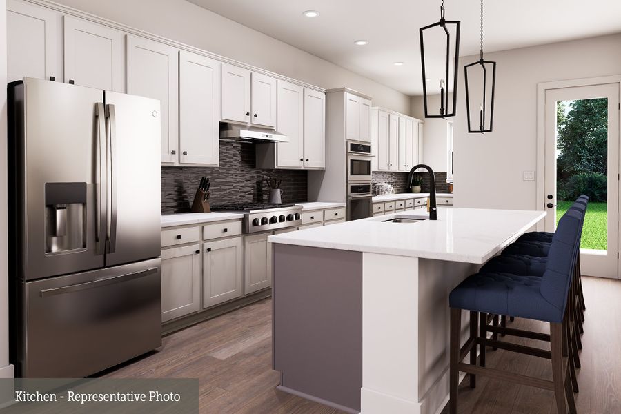 Representative furnished interior of a home built from the The Nacogdoches by David Weekley Homes in Walden Creek – Summit Collection, Montgomery (Image 5).