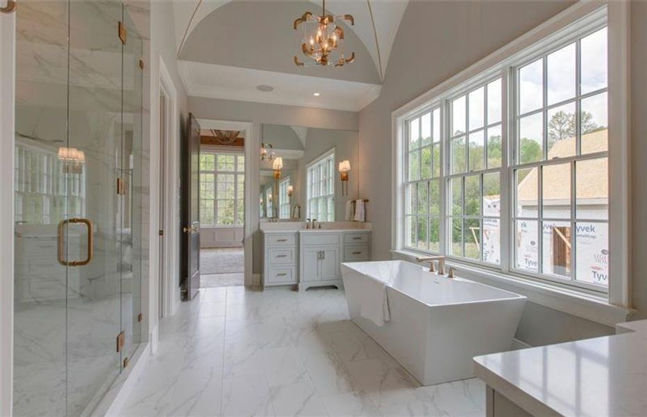 Furnished interior view inside a new home in , Canton (Image 25).