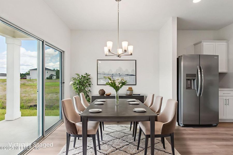 Furnished interior view inside a new home in Panther Creek, Jacksonville (Image 10). Furnished interior view inside a new home in Panther Creek, Jacksonville (Image 10).