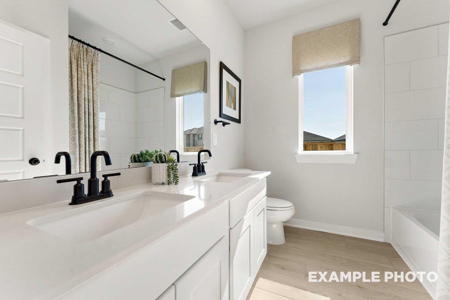 Furnished interior view inside a new home in Sundance Cove, Crosby (Image 17).