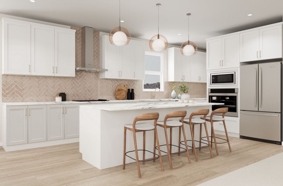 Representative furnished interior of a home built from the Imperial by Beazer Homes in Montana Vista - Summit, Buckeye (Image 6).