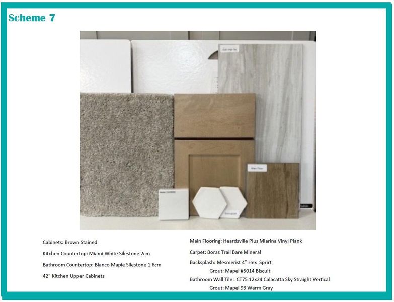 Sample of building materials used in homes in Trinity Grove, Spring (Image 7).