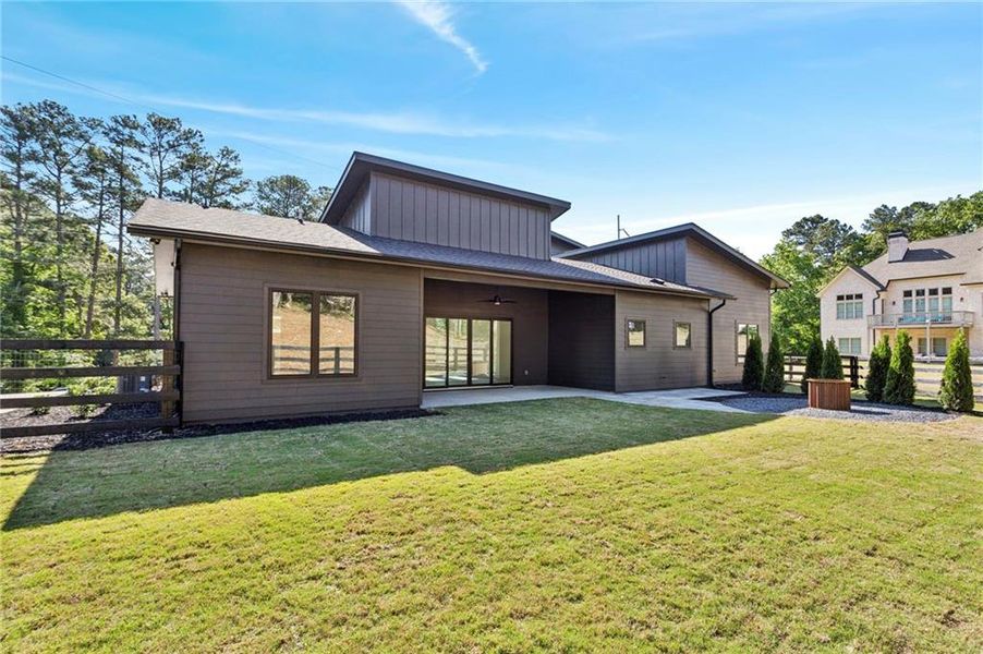 Exterior details and patio area of a home in , Marietta (Image 3).