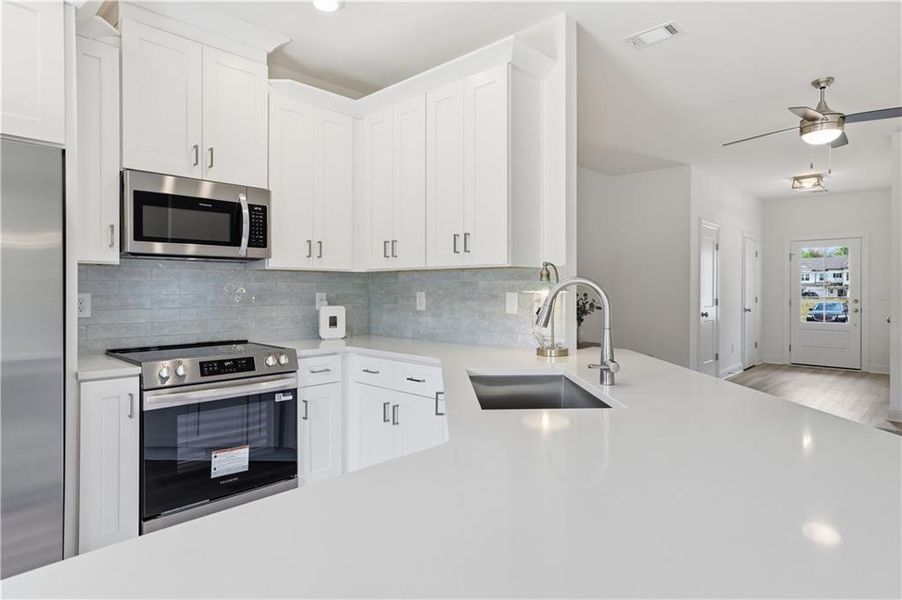 Furnished interior view inside a new home in , Ball Ground (Image 15).