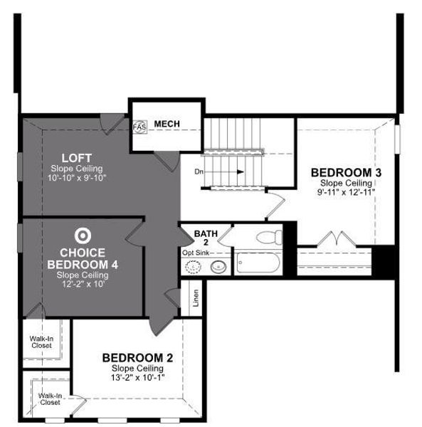 Beazer Homes Churchill Cascade floorplan. Beazer Homes Churchill Cascade floorplan.