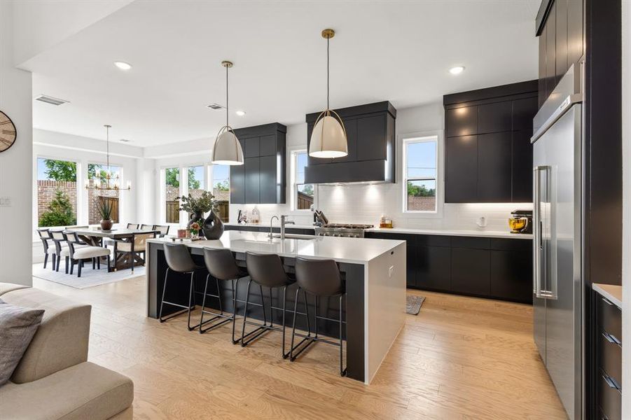 Furnished interior view inside a new home in The Reserve at Watters, Allen (Image 11).