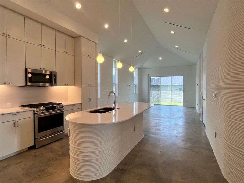 Furnished interior view inside a new home in Wolf Ranch: Genesis Collection, Georgetown (Image 8).