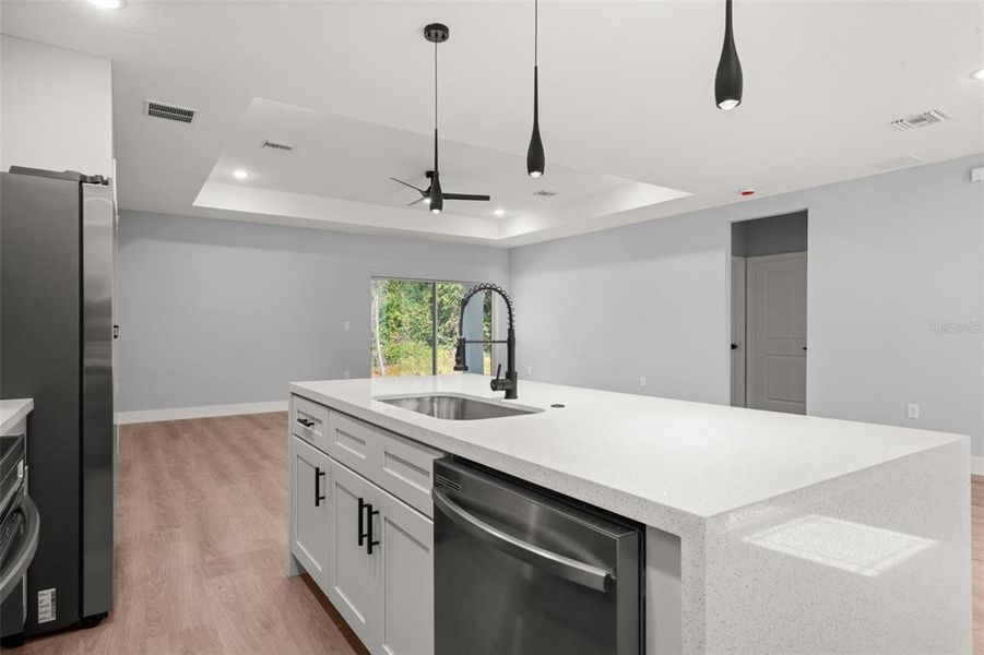 Furnished interior view inside a new home in , Sebring (Image 6).