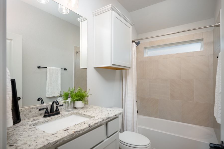 Representative furnished interior of a home built from the The Lily by Avonley Homes in Bonham Trace, Bryan (Image 7).