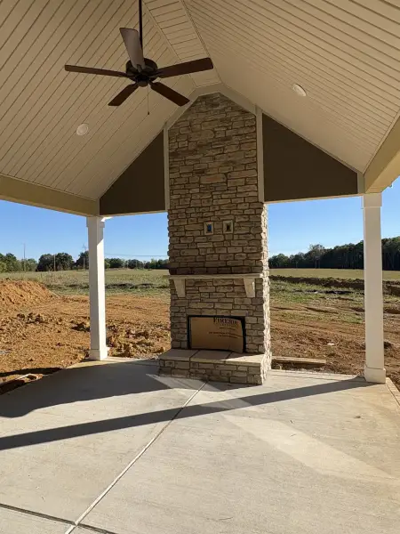 Exterior details and patio area of a home in Stoneridge Estates, Shelbyville (Image 6).