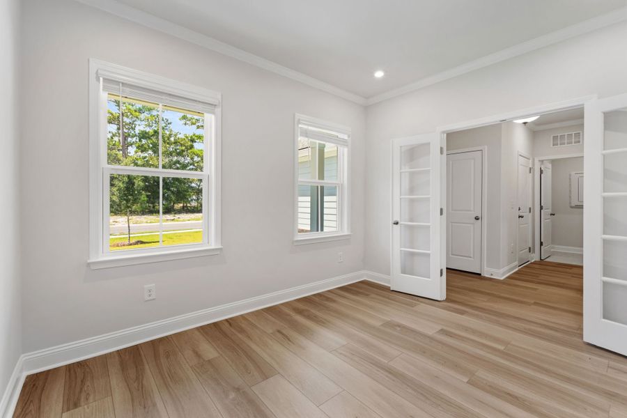 Spacious, unfurnished interior of a new home in Solserra, Shallotte (Image 24). Spacious, unfurnished interior of a new home in Solserra, Shallotte (Image 24).