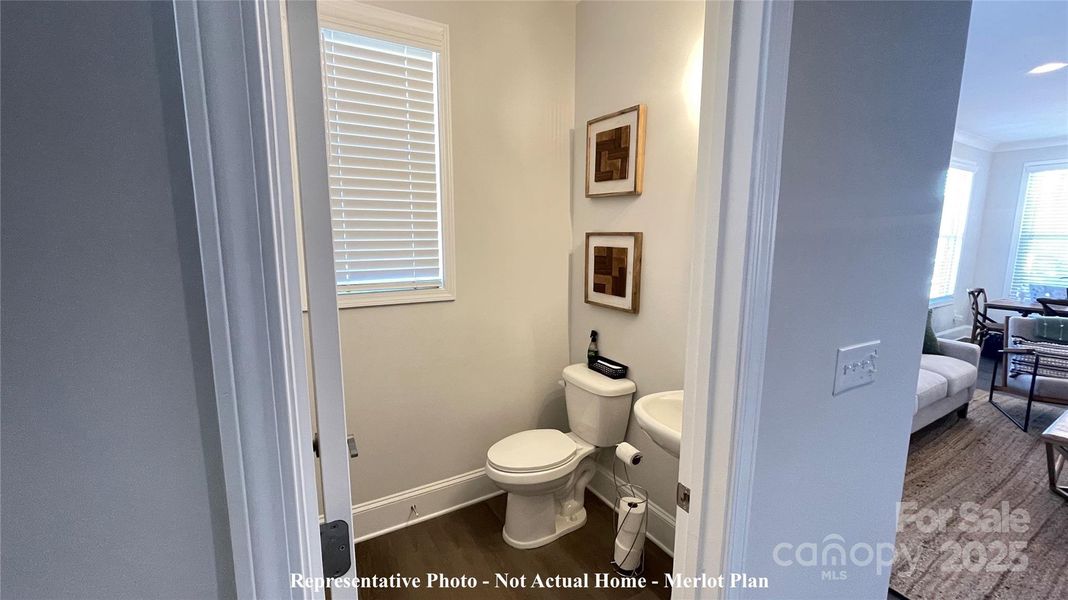 Powder Room Example-Merlot Floorplan