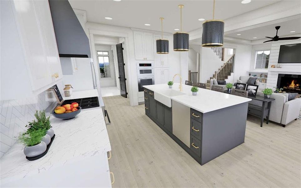 Furnished interior view inside a new home in , Acworth (Image 5).