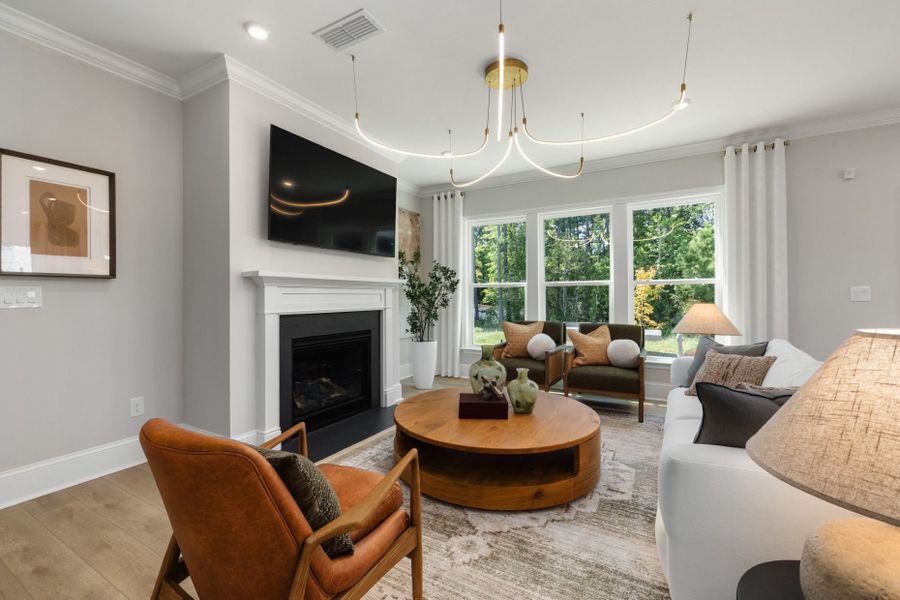 Representative furnished interior of a home built from the Continental by Pulte Homes in Mailman Post, Knightdale (Image 15).