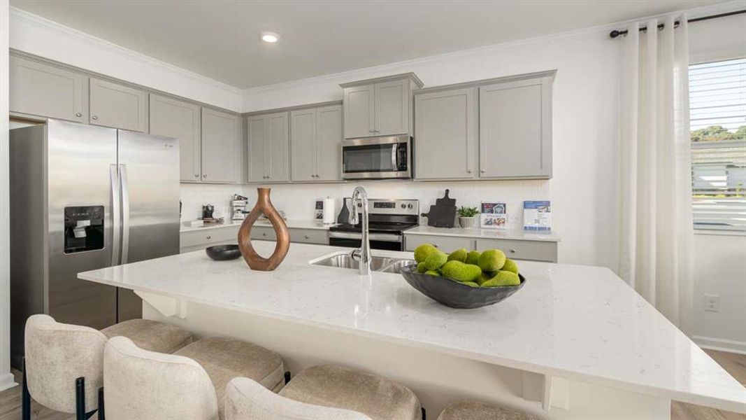 Furnished interior view inside a new home in Rosewood Farms, Acworth (Image 7).