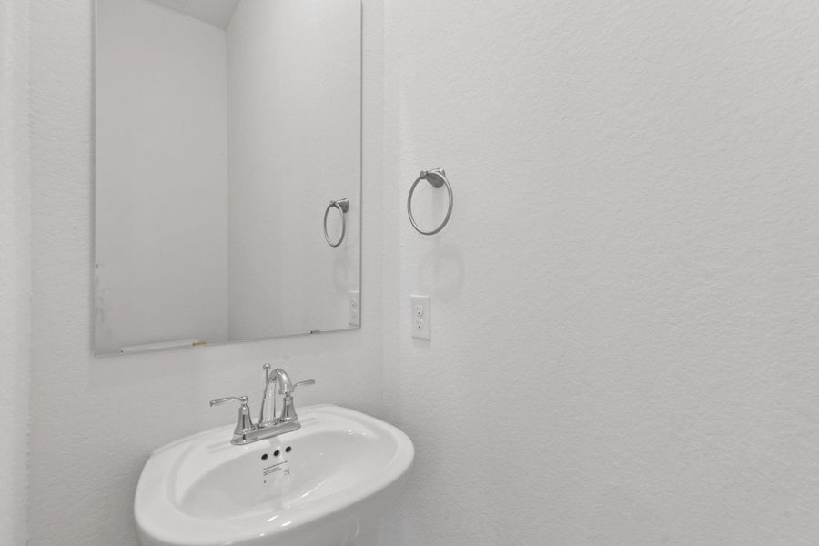 Half bath upstairs Half bath upstairs